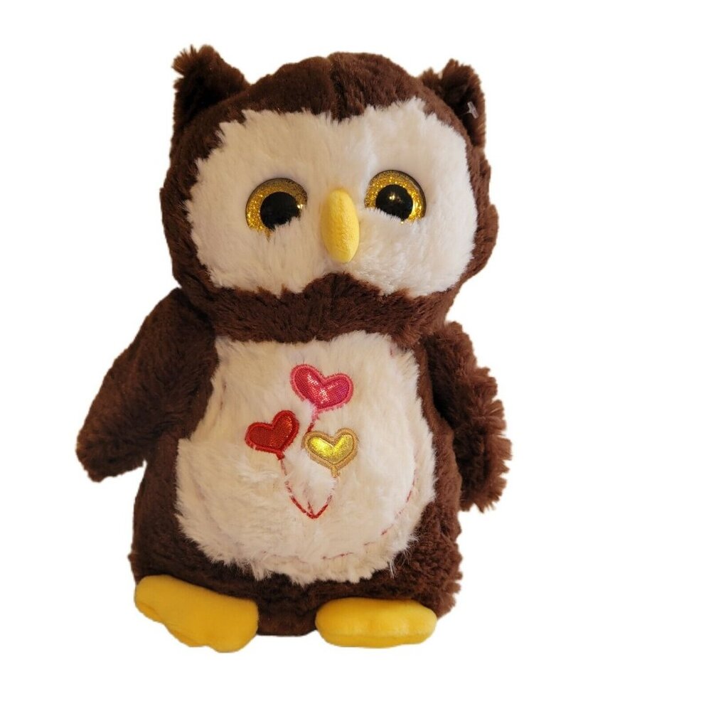 Plush Doll Hoot the Brown Owl 8" Kelly Toy